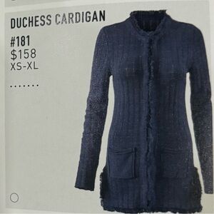 Cabi Duchess Cardigan, Size Med, style #181, EUC